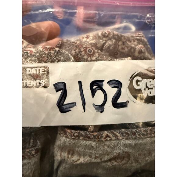 American Eagle flowy ruffle paisley dolman sleeve tunic‎ blouse womens XXL boho - Picture 10 of 10